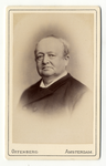 221169 Portret van J. Duyvis, geboren 1832, lid van de gemeenteraad van Utrecht (1879-1895), lid van de Provinciale ...